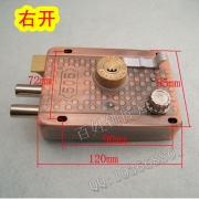 S896 505月牙外裝鎖 157古銅 禮合 右