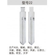 Z022 折疊鑰匙頭 22#
