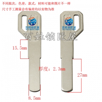 B817 8.5寬槍形平板胚
